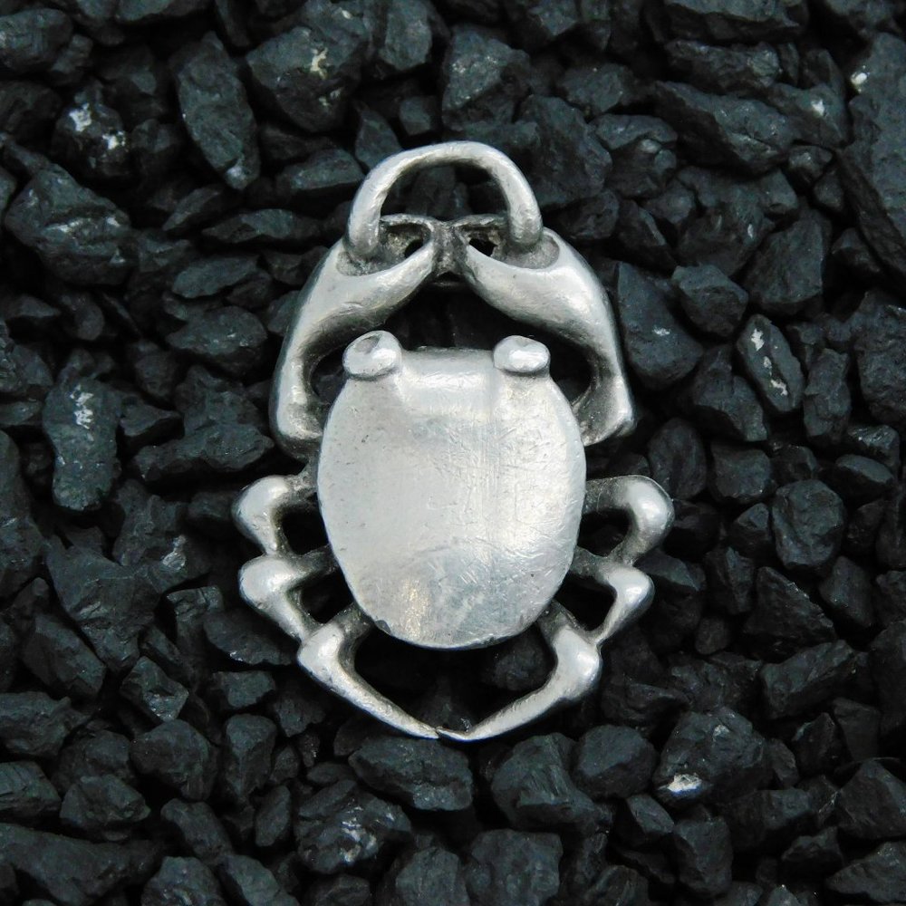 Antique Hand Crafted Crab Pendant